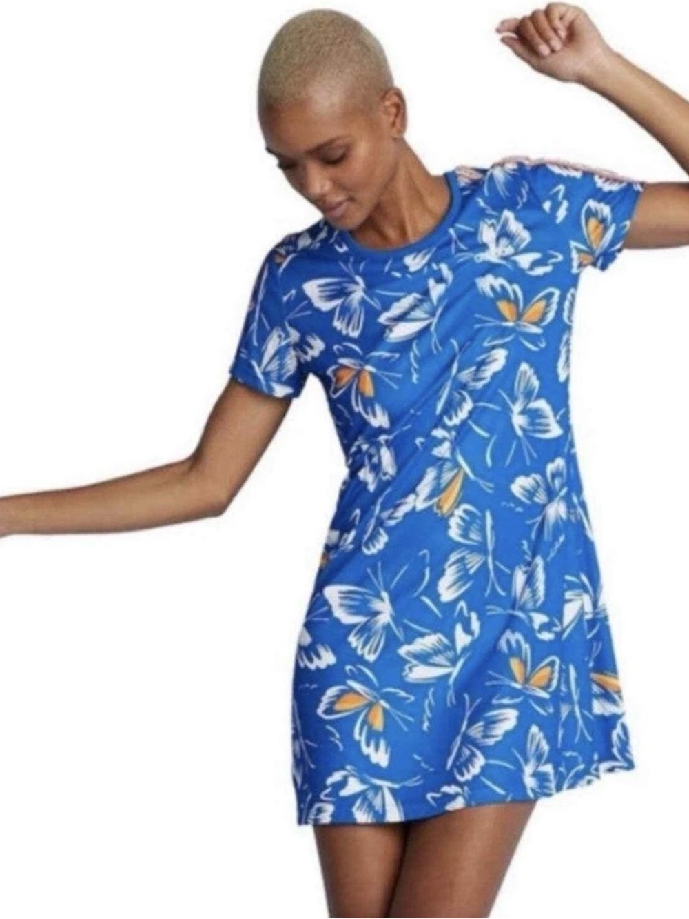 adidas x Farm Rio Butterfly Print Mini Dress M